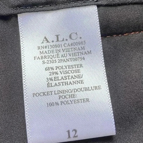 NWT A.L.C. Sophie Bootcut Pants size 12 - Picture 5 of 7